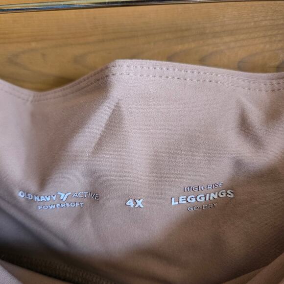 Old Navy High Waisted Power Soft Rare Earth 7/8 Compression Legging NWT 4X - Picture 6 of 8